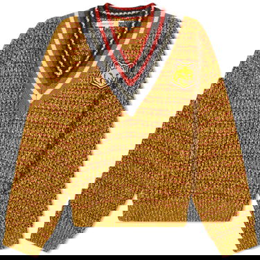 Sveter MAISON KITSUNÉ Fox Head Crafty Comfort Jumper Oranžová | LW00803KT1095-H775, 0