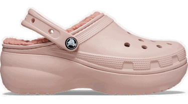 Tenisky a topánky Crocs Classic Platform Lined Clogs Ružová | 207938-6TY, 0