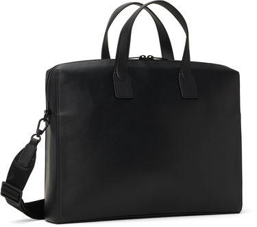 Taška cez rameno Paul Smith Paul Smith Straw-Grain Embossed Leather Folio Briefcase Čierna | M1A-8031-BSGRAI-79, 2