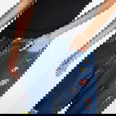 Džínsy Patta Whole Lotta Labels Patched Denim Pants Modrá | POC-AW25-4200-386-0006-197, 1