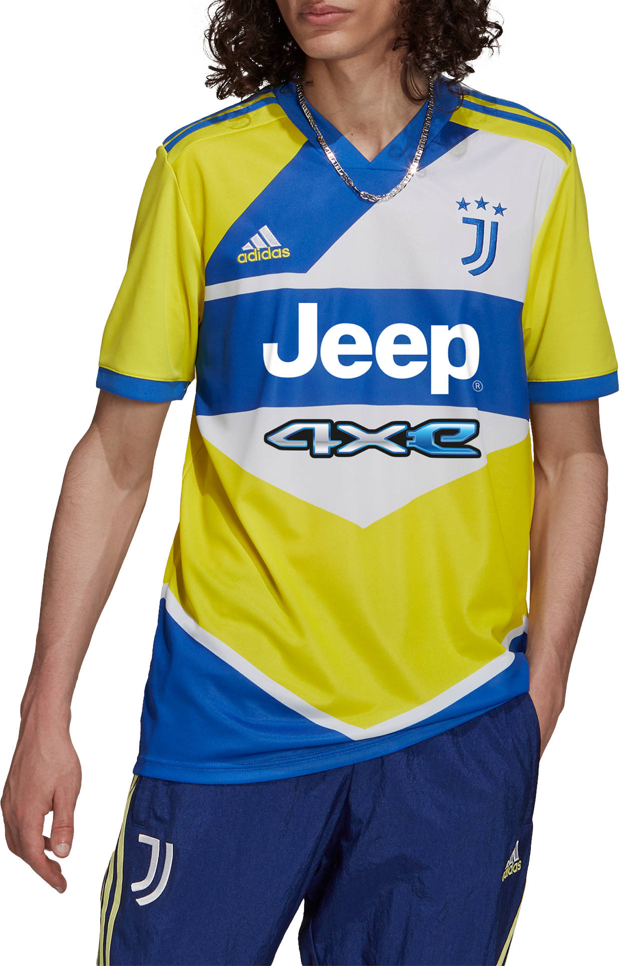 Dres adidas Originals Juventus 2021/22 Soccer Jersey Modrá | gs1439, 0