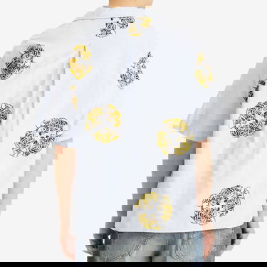 Košeľa KENZO Verdy Collection Hawaiian Short Sleeve Shirt, Size Large Modrá | FF55CH1309A5-64, 3