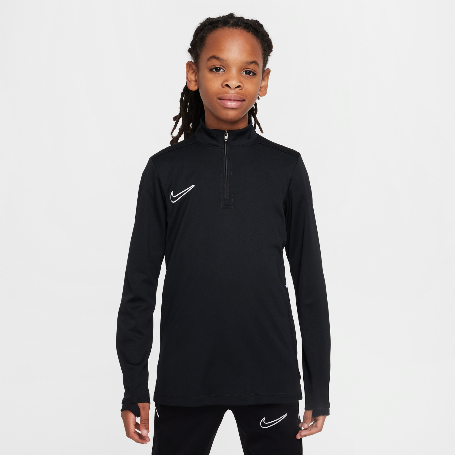 Mikina Nike Academy Dri-FIT Long Sleeve Quarter-Zip Training Top Čierna | HJ3721-010, 0