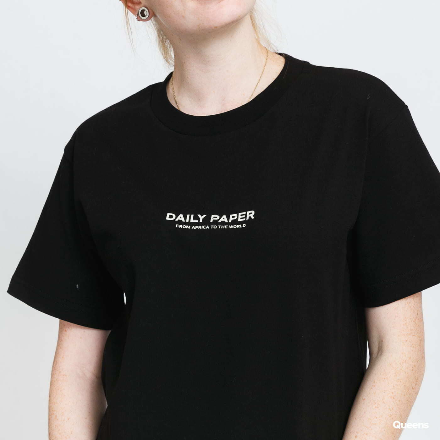 Tričko DAILY PAPER Hosten Globe Tee Čierna | 076302, 1