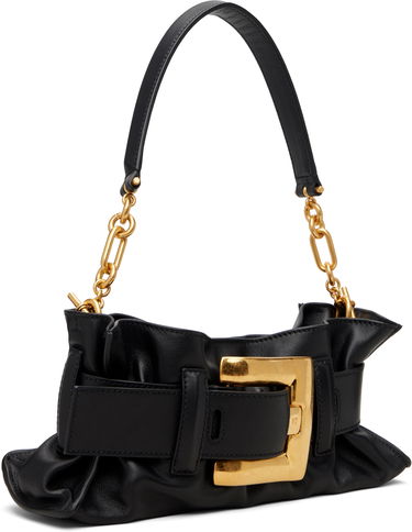Taška cez rameno Balmain Mini Anthem Shoulder Bag Čierna | GN1AE994LSAX, 1