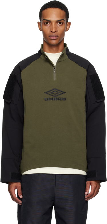 Mikina Umbro Umbro Tactical Half Zip Sweatshirt Zelené | UBMW0254JY68, 0
