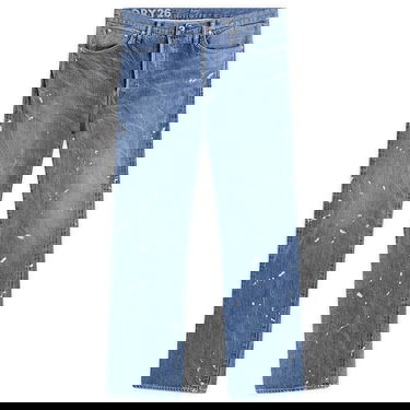 Džínsy visvim Social Sculpture 11 Paint Splatter Distressed Jeans Modrá | 0125205005012, 0