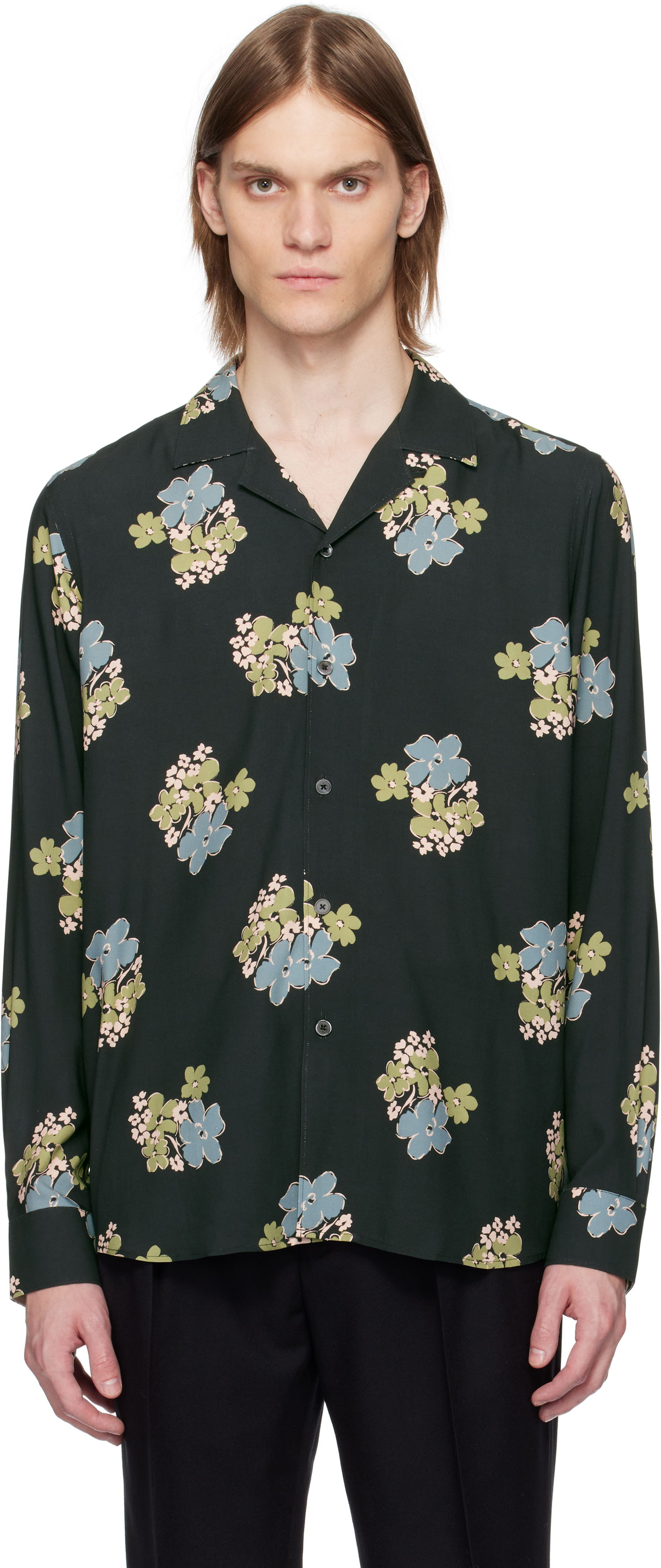 Košeľa Paul Smith Paul Smith Floral Print Shirt Zelené | M1R-387Z-P02578-49, 0