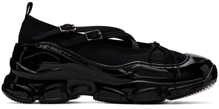 Starostlivosť o obuv Simone Rocha Simone Rocha Classic Criss Cross Tracker Ballerinas Čierna | HT19 0755, 0