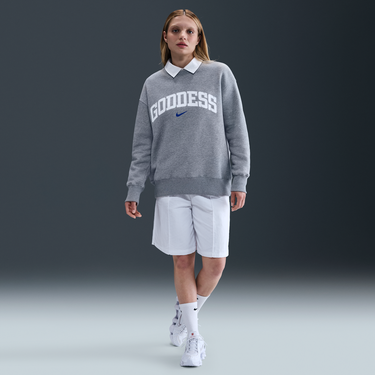 Sveter Nike Nike Sportswear Phoenix Fleece Crewneck Sweatshirt Šedá | IM0332-063, 4
