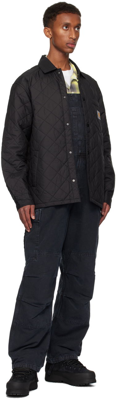 Prešívaná bunda Carhartt WIP Quilted Shirt Jacket Čierna | I034363, 3
