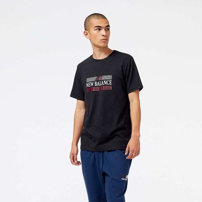 Tričko New Balance T-shirt Čierna | MT31906BK, 0