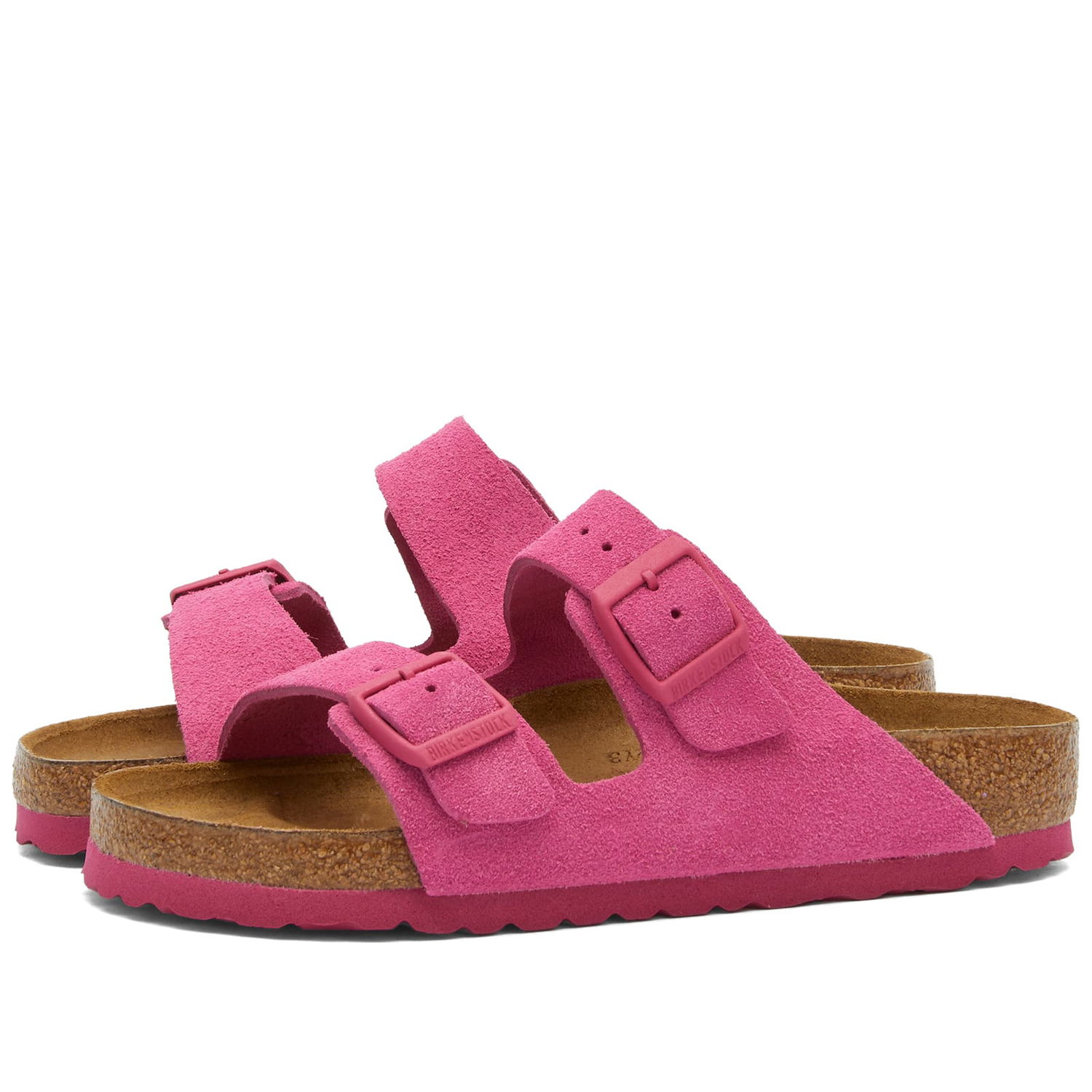 Tenisky a topánky Birkenstock Women's Arizona Suede in Fuchsia Tulip, Size EU 36 | END. Clothing Ružová | 1027124, 0