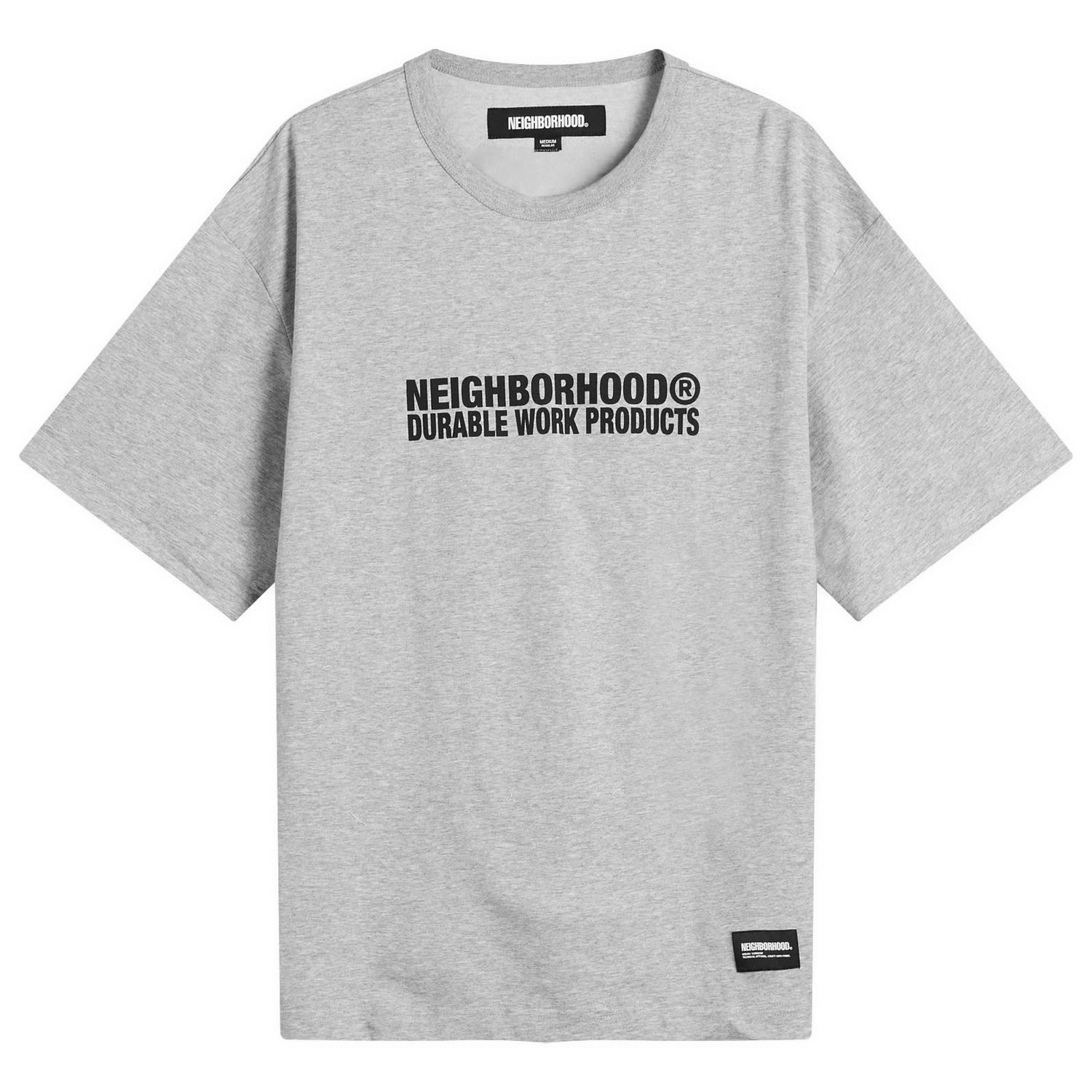 Tričko Neighborhood Neighborhood Sheltech Logo T-Shirt, Size Large Šedá | 251BWNH-CSM02-GRY, 1