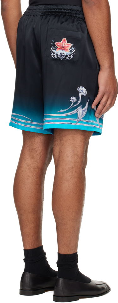 Šortky Casablanca Blades Silk Satin Shorts Rôznofarebný | M-AW25-TR-012-04, 2