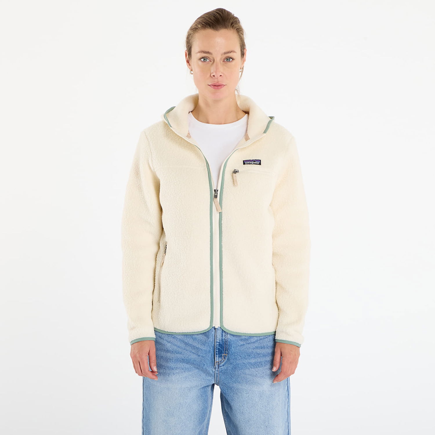 Mikina Patagonia Retro Pile Hoody Béžová | 22806 NTLE, 0