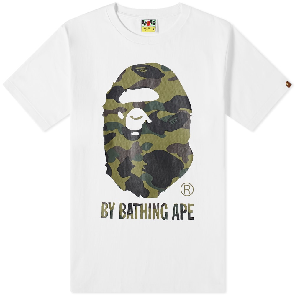 Tričko BAPE A Bathing Ape 1st Camo By Bathing Ape Tee Biela | 001TEI801009M-WGR, 0