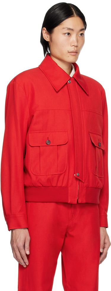 Bomber bunda Paul Smith Paul Smith Commission Edition Jacket Červená | M1R-464Y-L02145-25, 1