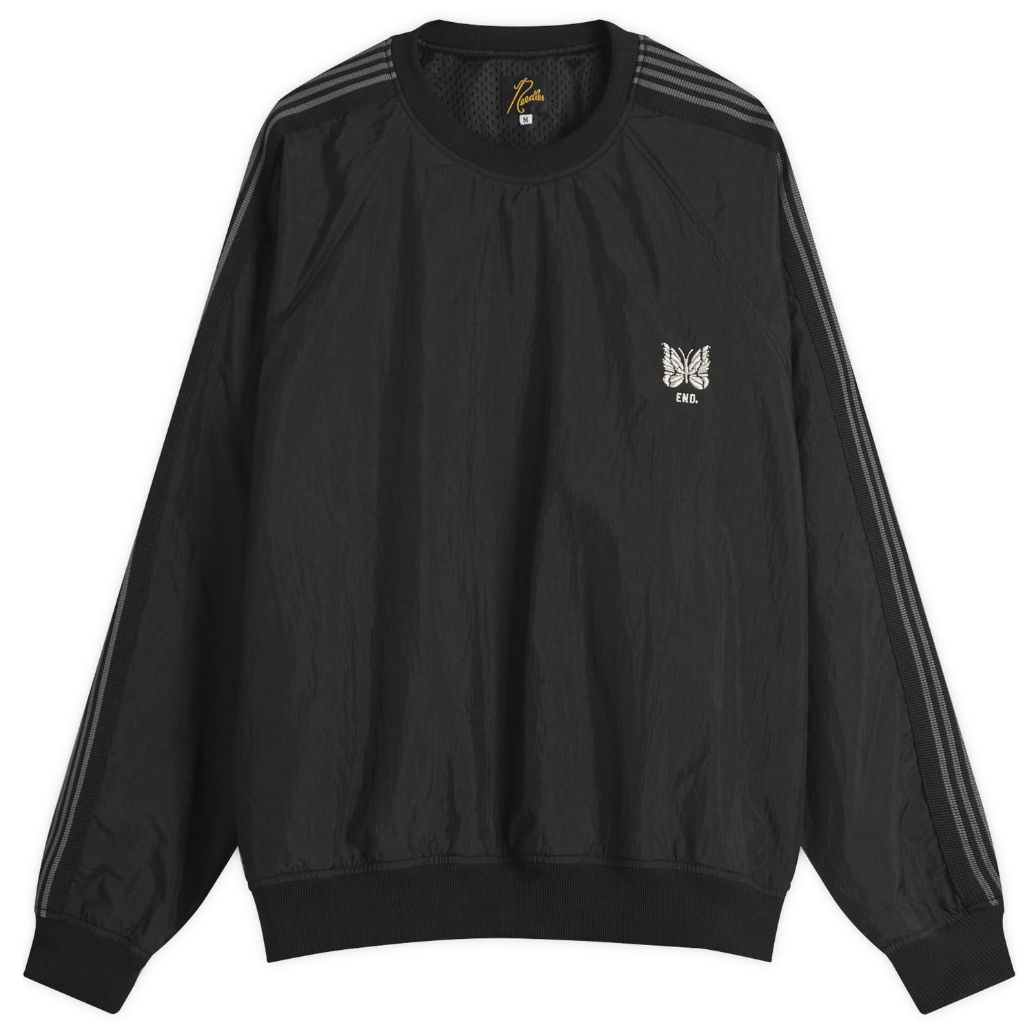 Mikina Needles END. x Needles Track Crew Neck Čierna | QV1670, 1