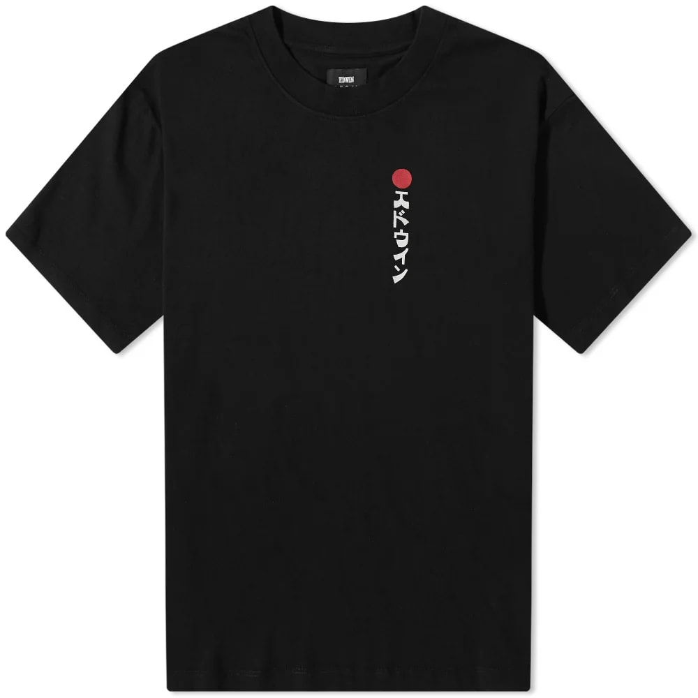 Tričko EDWIN Kamifuji Tee Čierna | I029878-8967, 0