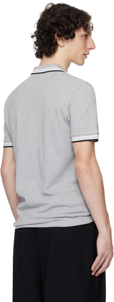 Polo tričko BOSS Striped Polo Shirt Navy | 50469055, 2