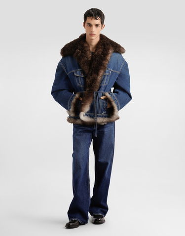 Džínsy Dolce & Gabbana Dolce & Gabbana Wide Leg Jeans Modrá | GP15NDG8OA1S9001, 1