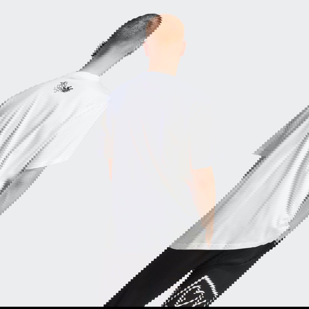 Tričko adidas Originals Graphics Hack the Elite Biela | IC5738, 1