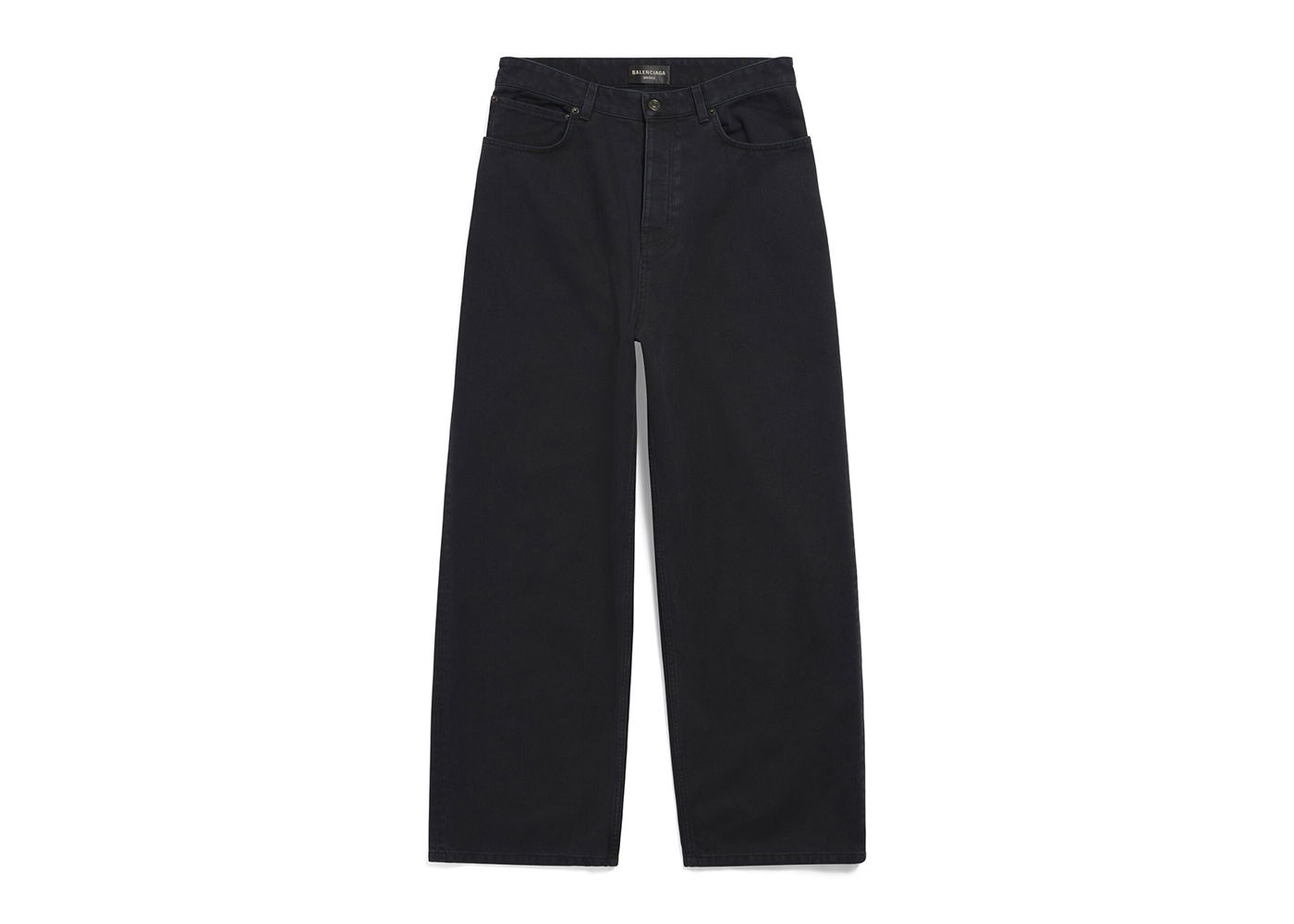 Nohavice Balenciaga Baggy Soft Left Hand Denim Pants Čierna | 745213TNW111700, 0