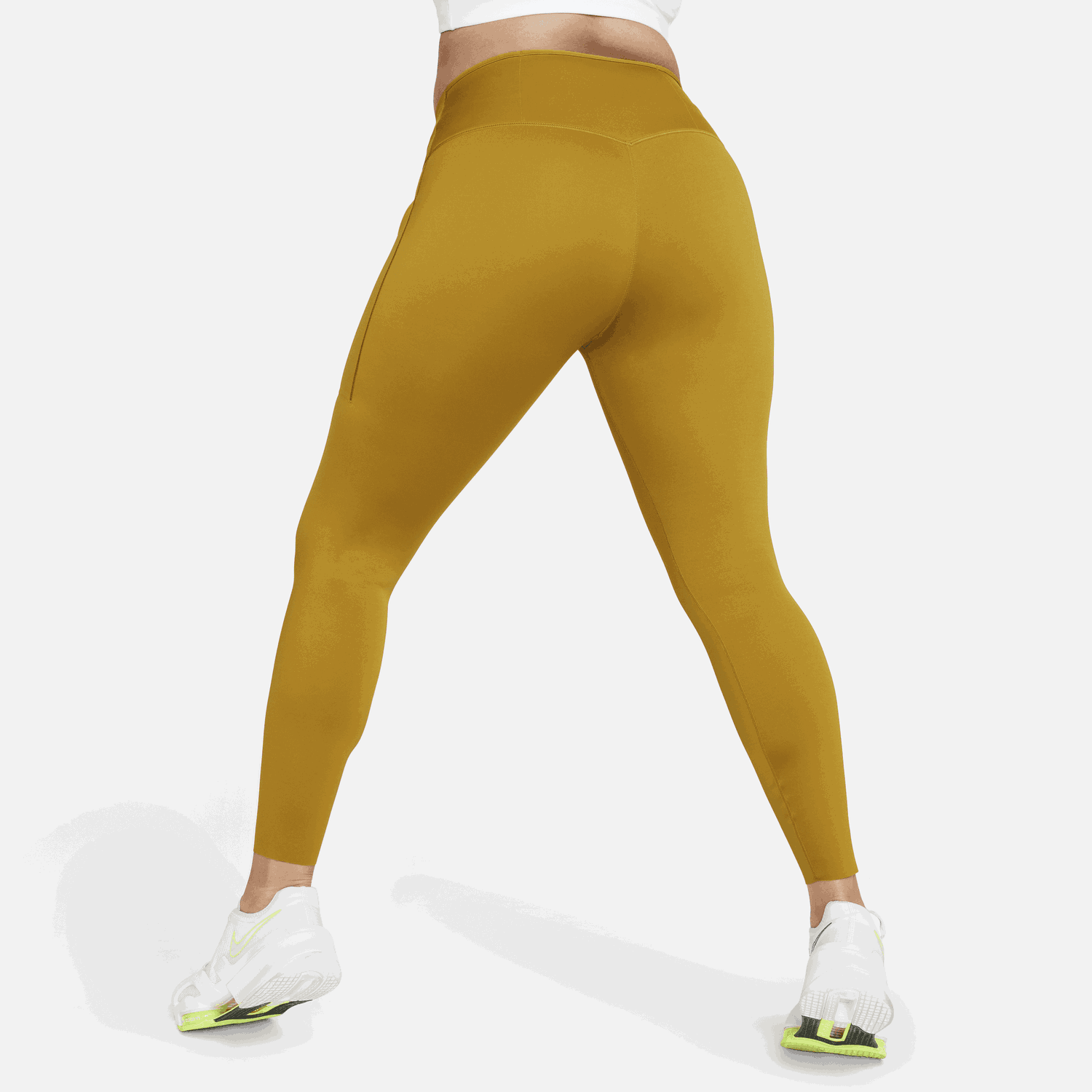 Legíny Nike Go Firm-Support Mid-Rise 7/8 Leggings with Pockets Zelené | DQ5692-716, 1