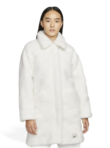 Bunda Nike Sportswear Icon Clash Long Jacket Biela | DD5088-133