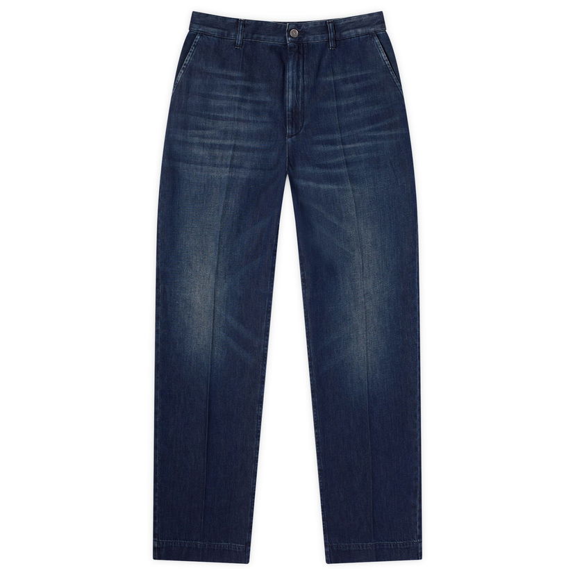 Džínsy Valentino Straight Leg Denim Navy | 4V0DD02W9W7