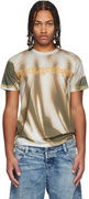 T-Norm-Show Short Sleeve T-shirt with Faded Gradient Pattern