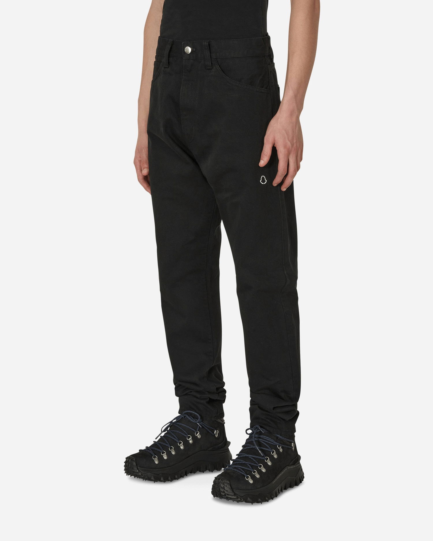 Džínsy Moncler FRGMT Hiroshi Fujiwara Black Wash Jeans Čierna | 2A00001M2319 999, 1