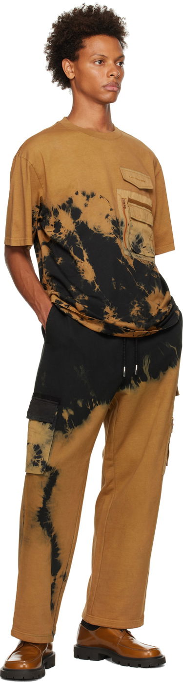 Tričko Feng Chen Wang Feng Chen Wang Bleached Pocket T-Shirt Hnedá | FMF14TS02, 3