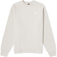 Mikina New Balance Linear Heritage Brushed Back Fleece Crewneck Moonrock Šedá | WT33532-MNK, 1