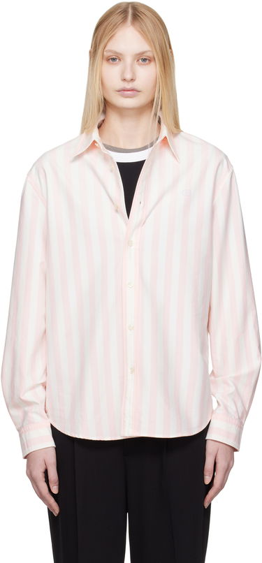 Košeľa Acne Studios Acne Studios Striped Oxford Cloth Shirt Ružová | CB0095-, 0