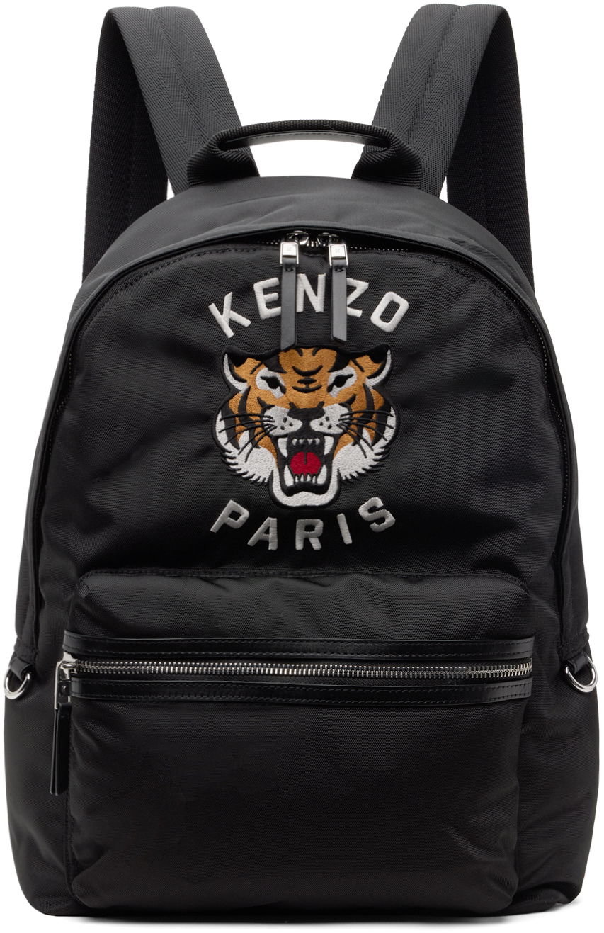 Batoh KENZO Paris Varsity Tiger Backpack Čierna | FE55SA613F27, 0