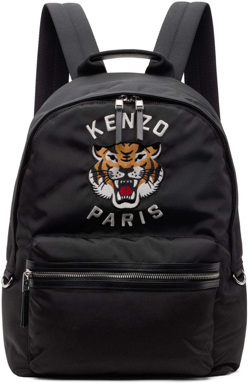 Batoh KENZO Paris Varsity Tiger Backpack Čierna | FE55SA613F27