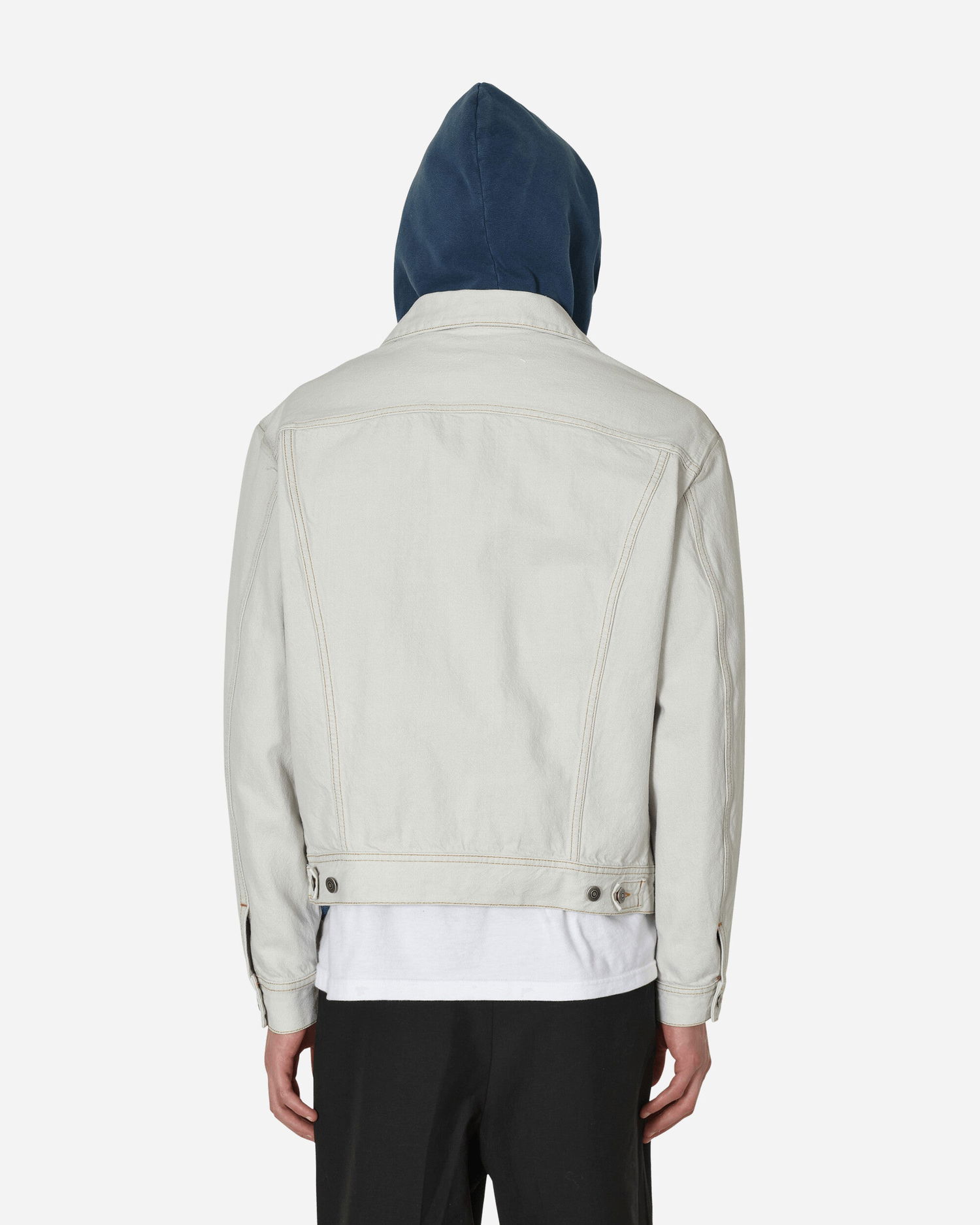 Bunda Maison Margiela Chalk Selvedge Denim Jacket Biela | S50AM0596 961, 1