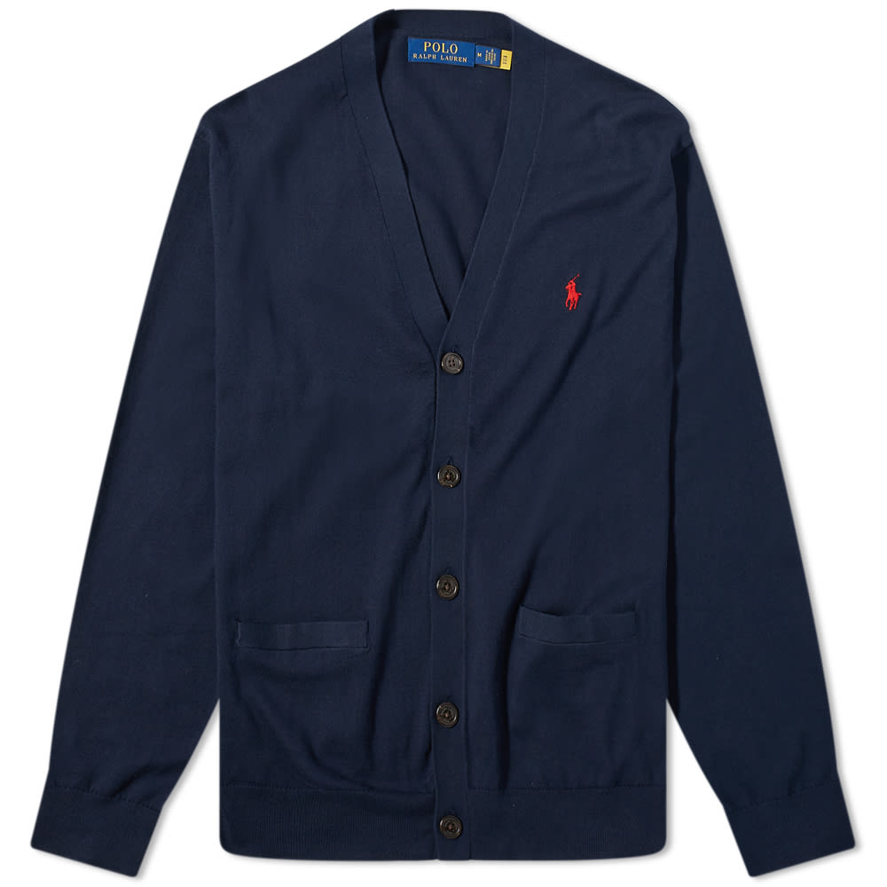 Sveter Polo by Ralph Lauren Knit Cardigan Navy | 710890562001, 0