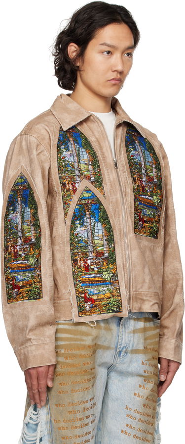 Bunda Who Decides War Who Decides War Eden Trucker Jacket Béžová | 1131260022SS25, 1