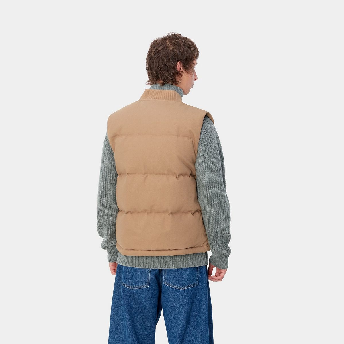 Vesta Carhartt WIP Rayley Insulated Canvas Workwear Vest Béžová | I033894_8, 1