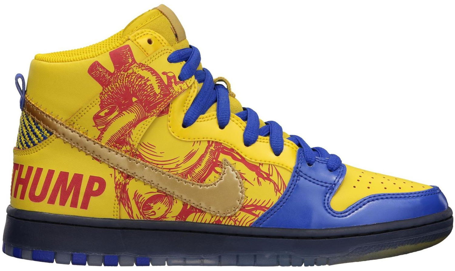 Tenisky a topánky Nike SB SB Dunk High Doernbecher 2012 Žltá | 579603-740, 0