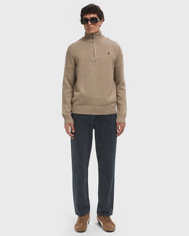 Sveter Polo by Ralph Lauren Polo Ralph Lauren Half-Zip Sweater Béžová | 710859939510, 2