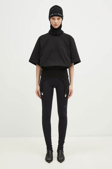 Tričko Fiorucci Suspender Belt T-Shirt Čierna | W01FMTSH263CJ01BK01, 4