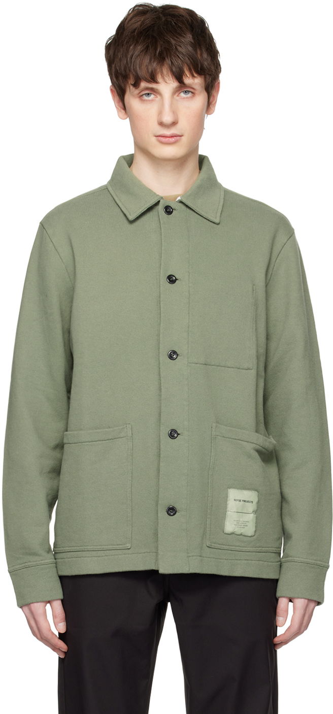 Košeľa NORSE PROJECTS Shirt Jacket Zelené | N20-1349, 0