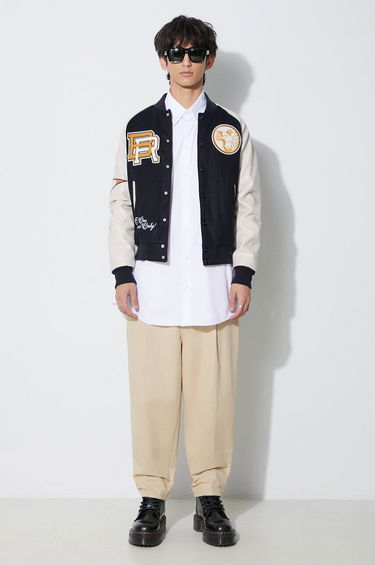 Bomber bunda Baracuta Baracuta Varsity Wool Blend Bomber Jacket Navy | BRCPS0996, 1