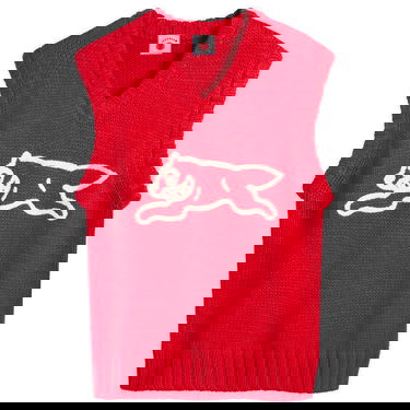 Vesta BBC IceCream Running Dog Knit Vest, Size Large Červená | IC25331-RED, 1