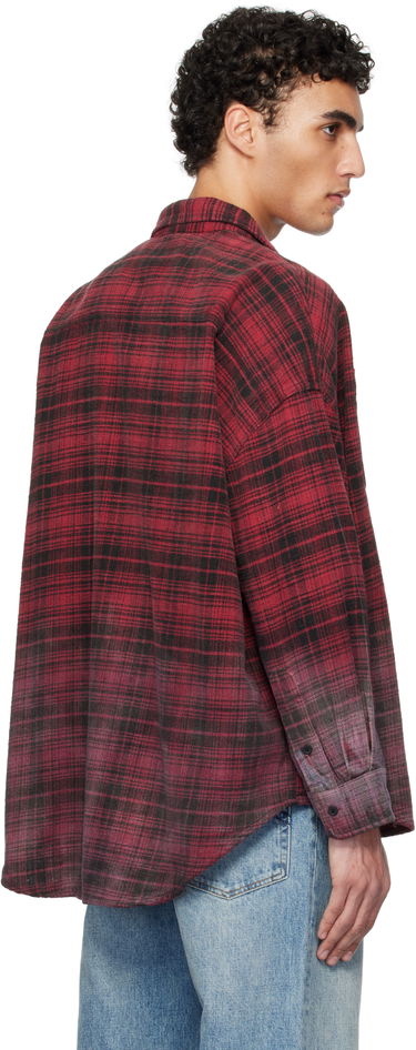 Košeľa R13 R13 Drop Neck Plaid Shirt Červená | R13MR015-R460B, 2