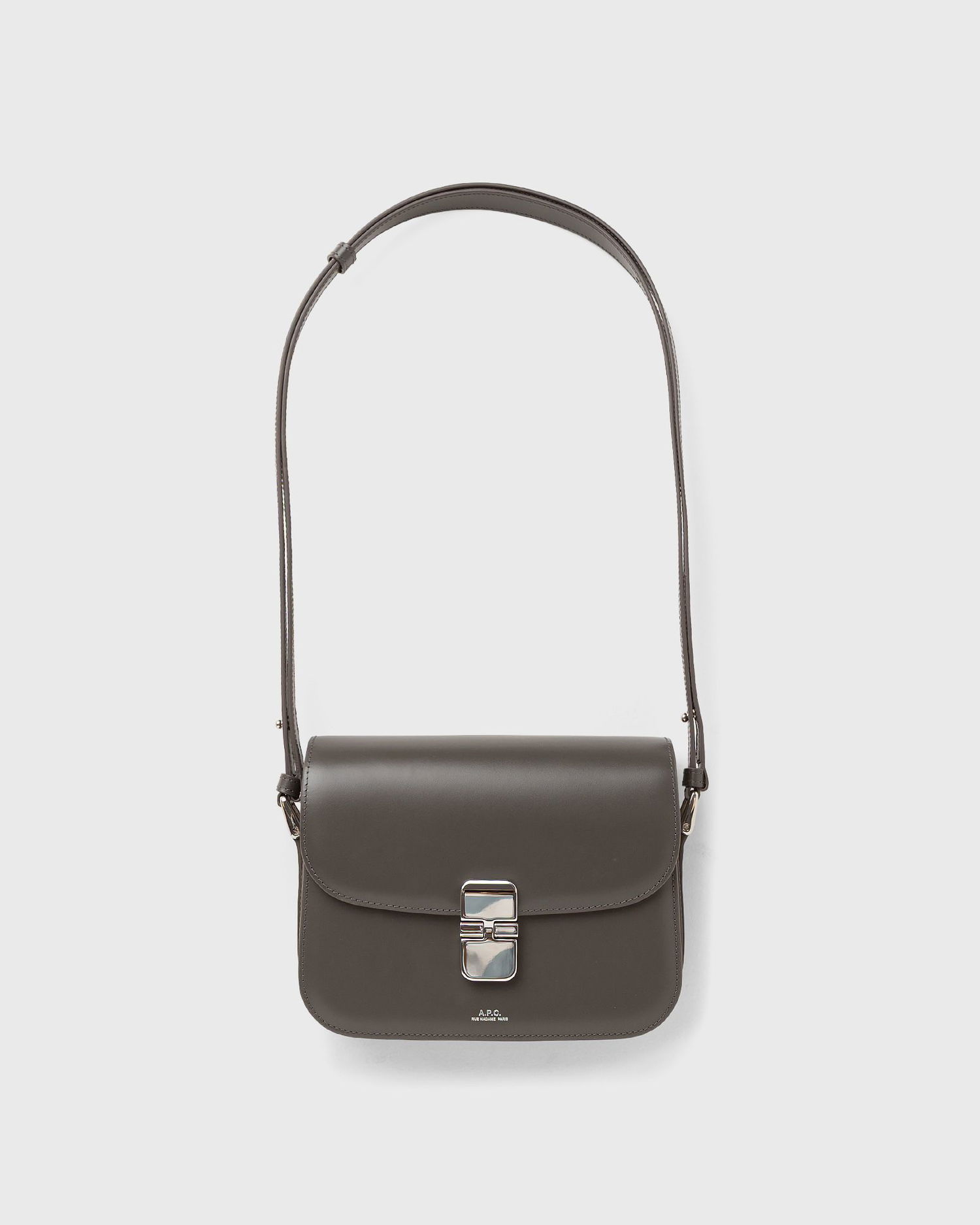 Taška cez rameno A.P.C. Grace Small Shoulder Bag Šedá | PXBVN-F61413-LAM, 0
